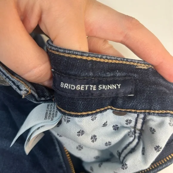 Lucky Brand Bridgette Skinny High Waist Dark Wash Skinny Jeans Size 29 - Picture 7 of 9